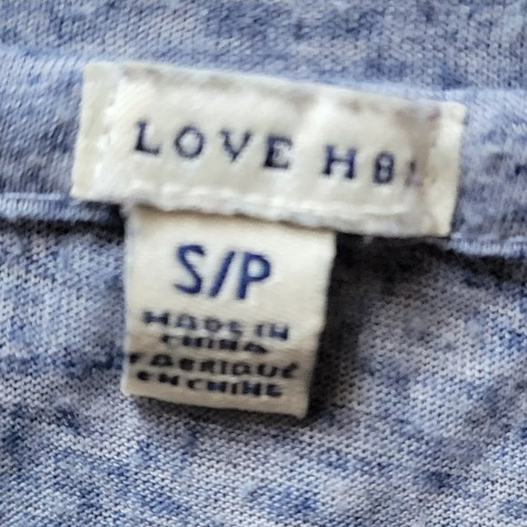 Vintage Style 70s I LOVE H81 78 Oversized Crop Top Size Small Forever 21 - Picture 2 of 12